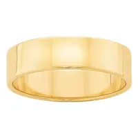 6MM 14K Gold Wedding Band