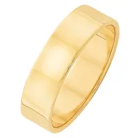 6MM 14K Gold Wedding Band