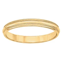 3MM 14K Gold Wedding Band