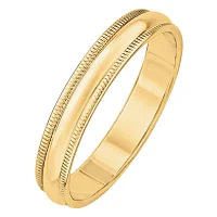 4MM 14K Gold Wedding Band