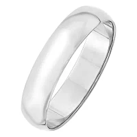 Womens 5MM 10K Gold Wedding Band