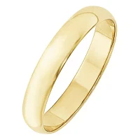 4MM 10K Gold Wedding Band