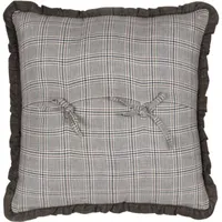 VHC Brands Sheridan Rustic Brown 18x18 Throw Pillow