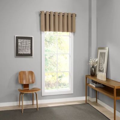 Eclipse Palisade Grommet Top Scallop Valance