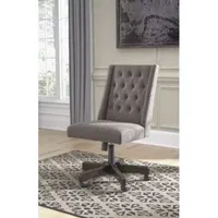 Signature Design by Ashley® Button-Tufted Upholstered Home Office Swivel Desk Chair