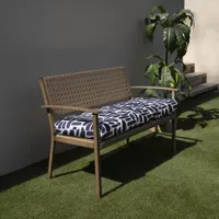 Mozaic Company 60''X19''X3'' Bench Tufted Patio Seat Cushion