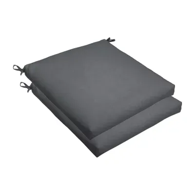 Mozaic Company Poly Solid Bristol Seat Cushion (Set of 2)