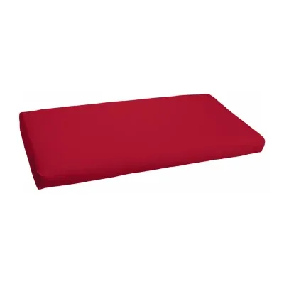 Mozaic Company 60''X19''X3'' Bench Bristol Patio Seat Cushion - Crimson