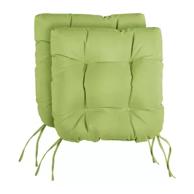 Mozaic Company Tufted U-Shaped Solid Seat Cushion (Set of 2)