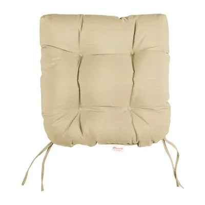 Mozaic Company Sunbrella Tufted U-Shaped Solid Seat Cushion