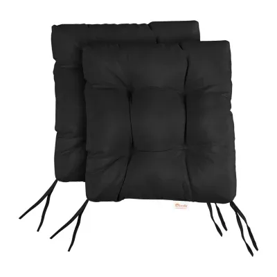 Mozaic Company Sunbrella Tufted Square Seat Cushion (Set of 2)