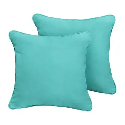 Mozaic Company 18'' Corded 2-pc. Square Outdoor Pillow
