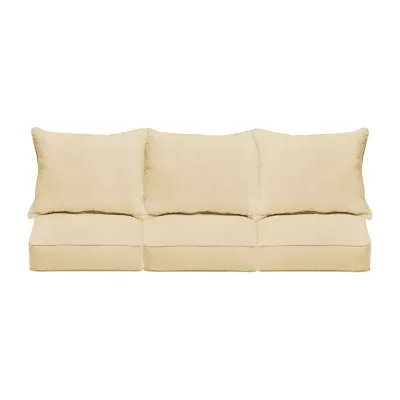 Mozaic Company Sunbrella Canvas Sofa Pillow Cushion Set