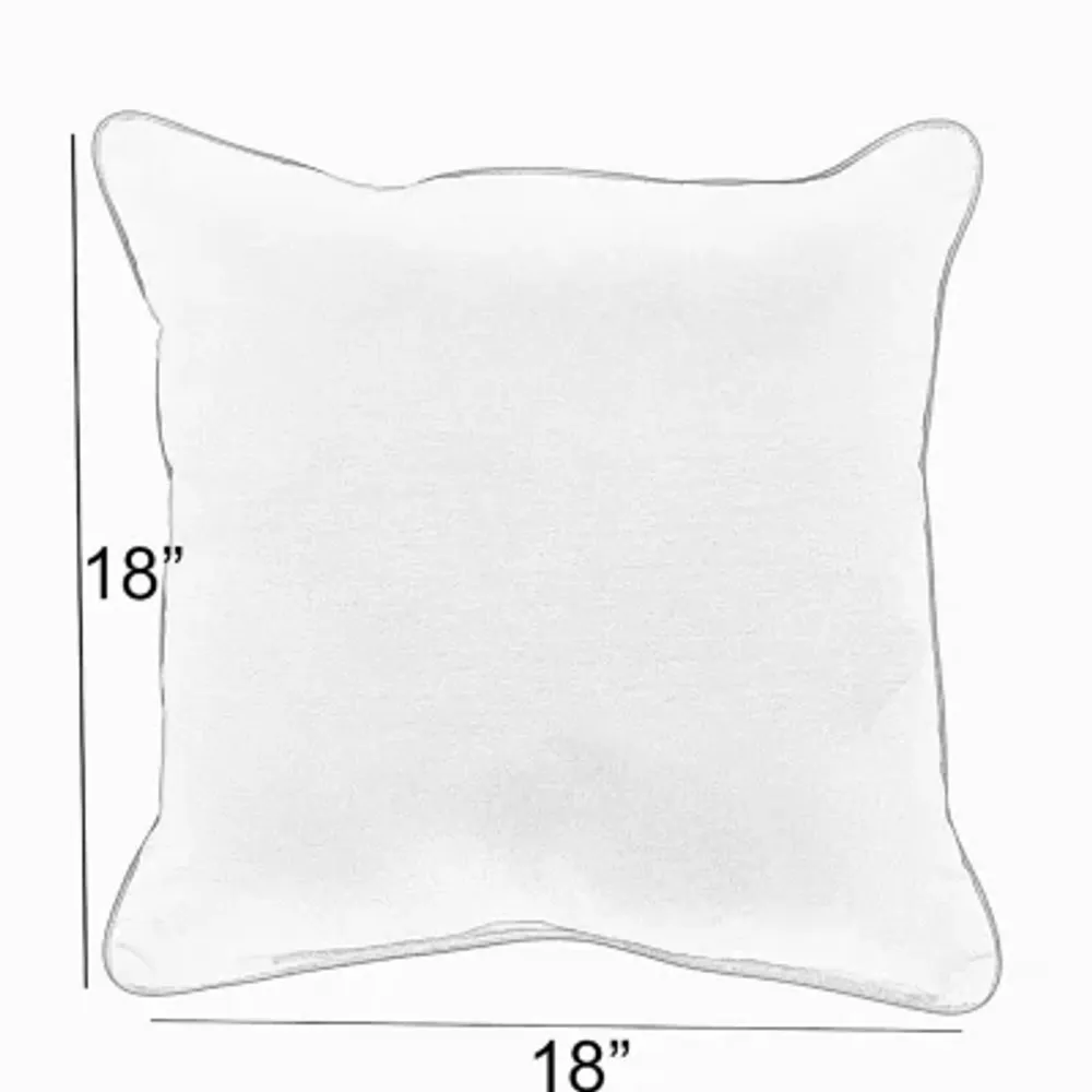 Mozaic Company 18'' Knife Edge 2-pc. Square Outdoor Pillow - Dolce Oasis