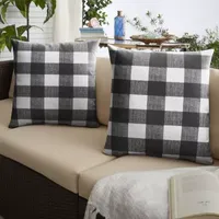 Mozaic Company 18'' Knife Edge 2-pc. Square Outdoor Pillow - Anderson Matte