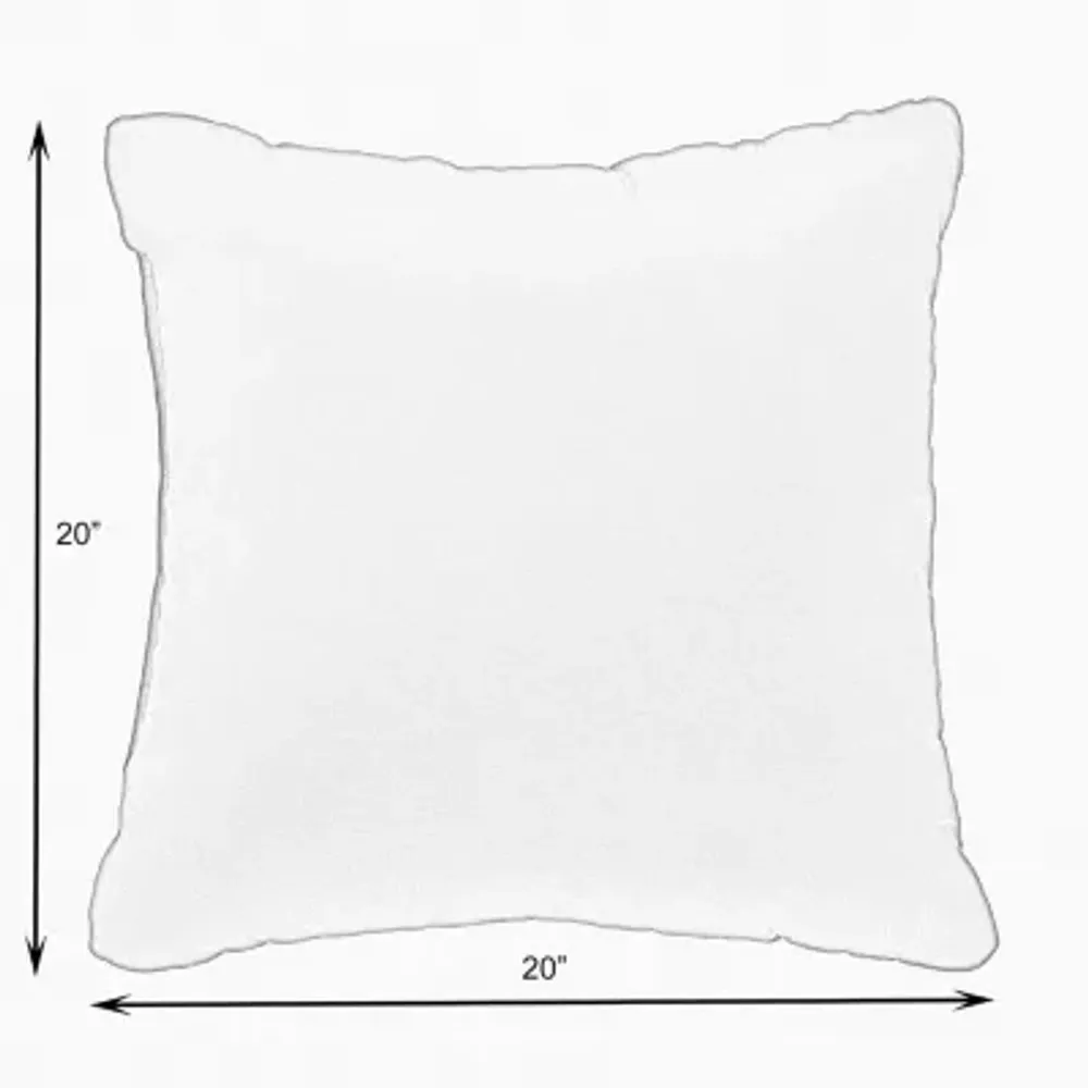 Mozaic Company Knife Edge (Set Of 2) Outdoor Pillow - Canvas Jockey Red