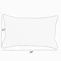 Mozaic Company Sunbrella Carousel Confetti Corded Lumbar Pillow (Set of 2)