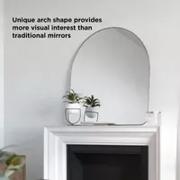 Hubba Arched Wall Mirror - 36" Height