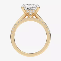 (G-H / Vs2-Si1) Womens 3 1/2 CT. T.W Lab Grown White Diamond 14K Gold Solitaire Bridal Set