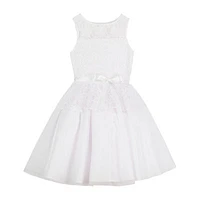 Pastourelle By Pippa & Julie Big Girls Sleeveless Flower Girl Fit + Flare Dress