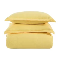 Sweet Home Collection Crinkle 3-pc. Reversible Duvet Cover Set