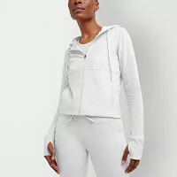 Champion Womens Soft Touch Hooded Moisture Wicking Lightweight Jacket