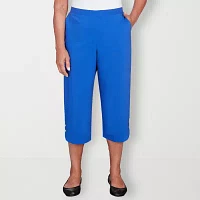 Alfred Dunner Tradewinds Mid Rise Capri Pants