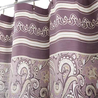 Broadhaven Paisley Stripe Shower Curtain