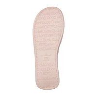 Cuddl Duds Corduroy Womens Slip-On Slippers