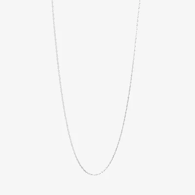 Silver Reflections Pure Silver Over Brass 20 Inch Rope Chain Necklace