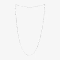 Silver Reflections Pure Silver Over Brass 18 Inch Bead Chain Necklace