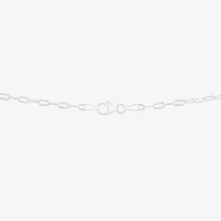 Silver Reflections Pure Silver Over Brass 18 Inch Bead Chain Necklace