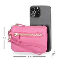 Mundi Coin Case Womens RFID Blocking Wristlet Wallet