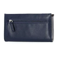 Mundi Slim Clutch Womens RFID Blocking Fold Wallet