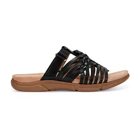 Easy Spirit Womens Mindi Adjustable Strap Flat Sandals