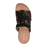 Easy Spirit Womens Mindi Adjustable Strap Flat Sandals