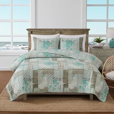 Avanti Beachcomer Reversible Quilt Set