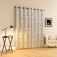 Sun Zero Atmosphere Darley Grommet Top 100% Blackout Single Curtain Panels