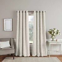 Martha Stewart Acadia Grommet Top Blackout Single Curtain Panels