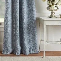 Martha Stewart Acadia Grommet Top Blackout Single Curtain Panels