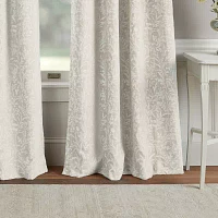 Martha Stewart Acadia Grommet Top Blackout Single Curtain Panels