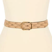 Liz Claiborne 30mm Reversible Geo Flip Womens Belt