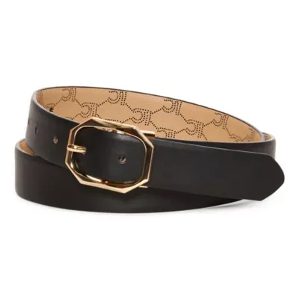 Liz Claiborne 30mm Reversible Geo Flip Womens Belt