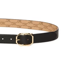 Liz Claiborne 30mm Reversible Geo Flip Womens Belt