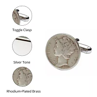 Mercury Dime Cuff Links