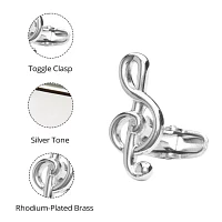 Treble Clef Cuff Links