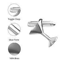 Martini Glass Cuff Links