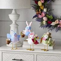 Linden Street 2-pc. Flower Gardener Bird Set Easter Tabletop Decor