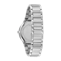 Bulova Modern Mens Silver Tone Stainless Steel Bracelet Watch 96e117