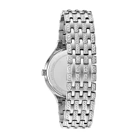 Bulova Phantom Mens Silver Tone Stainless Steel Bracelet Watch 96a227